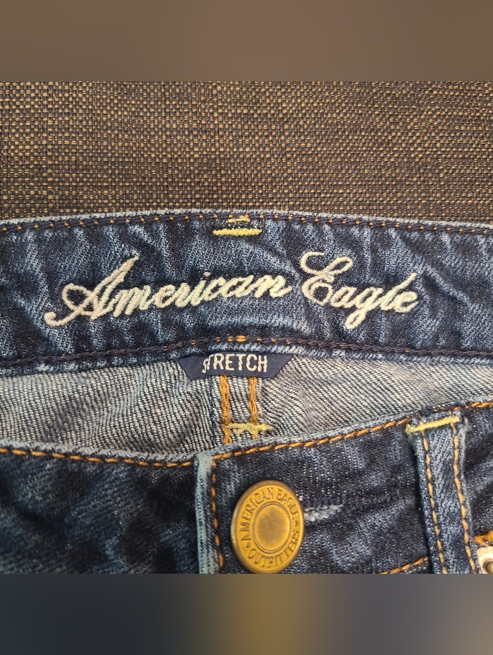 American Eagle, Sz 4, Skinny Stretch Low Rise Medium Wash Denim Jeans Soft - Picture 2 of 11
